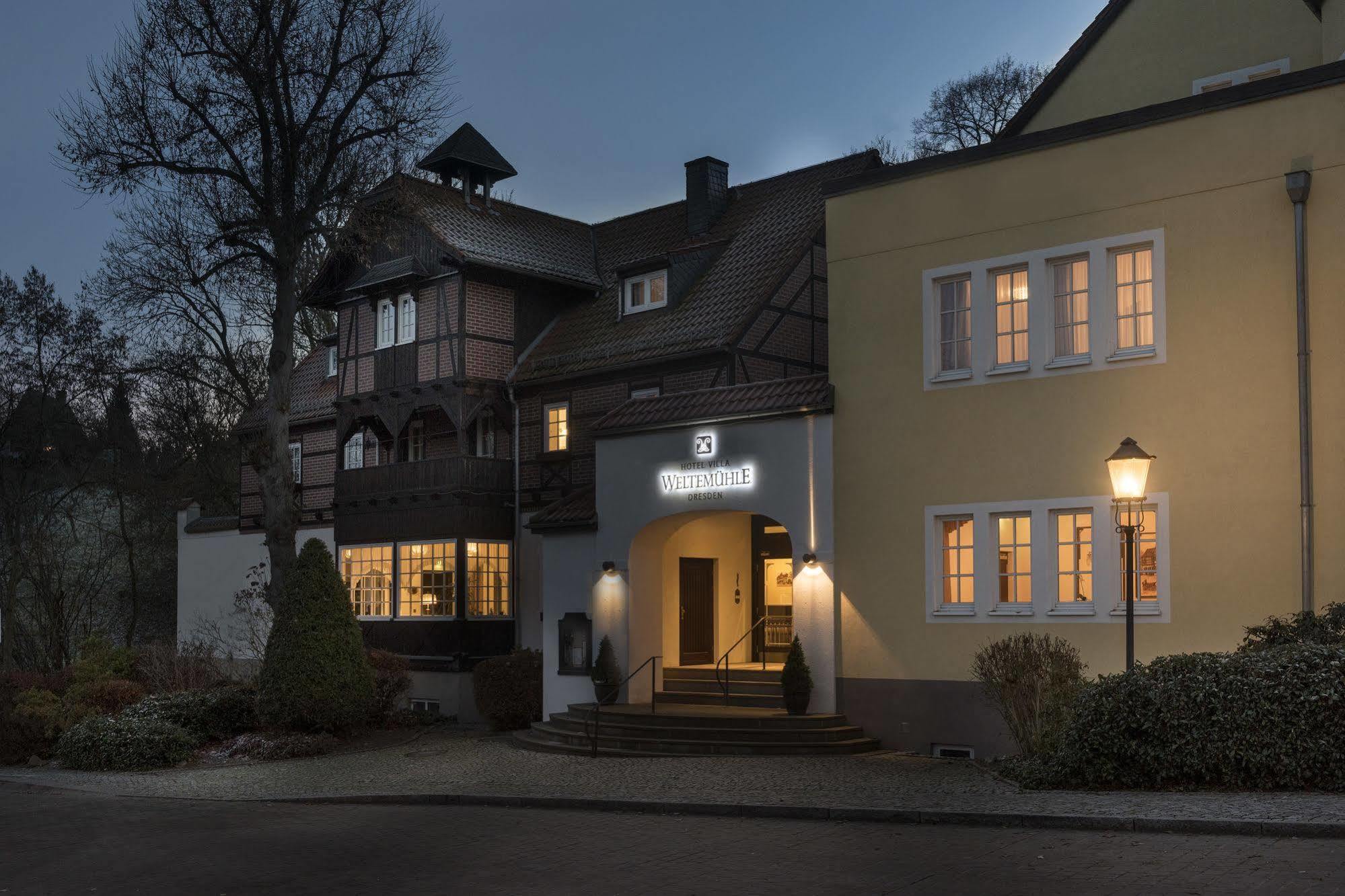 Hotel Villa Weltemuehle เดรสเดน ภายนอก รูปภาพ